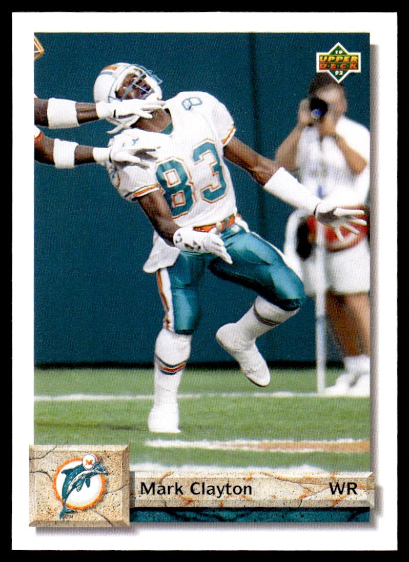 1992 Upper Deck #159 Mark Clayton - Miami Dolphins