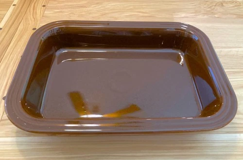 Fiesta CHOCOLATE 1st Qual 13 X 9 RECTANGULAR BAKER Unused Mint 953 331