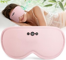 Bamboo 3D Bluetooth Sleep Mask Headphones, Ultra-Soft Bamboo Fiber Wireless S...