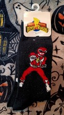 Vintage 1994 Saban Mighty Morphin Power Rangers Kids Socks Size 6-8 1/2