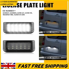 Rear Number Plate Lamp For Citroen Berlingo Dispatch Peugeot Partner Tepe 6340G7
