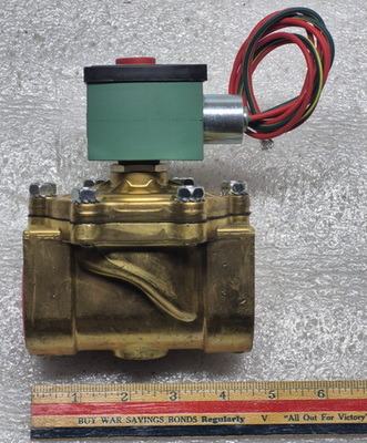 #ad #ad Asco 8210G056 Solenoid Valve Air PSI 150 Water PSI 125 Oil PSI 125 1 1 2quot; NPT $195.00