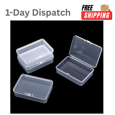 QfwdfcTrenz 4 Pack Small Plastic Box   Mini Storage Containers with Lids
