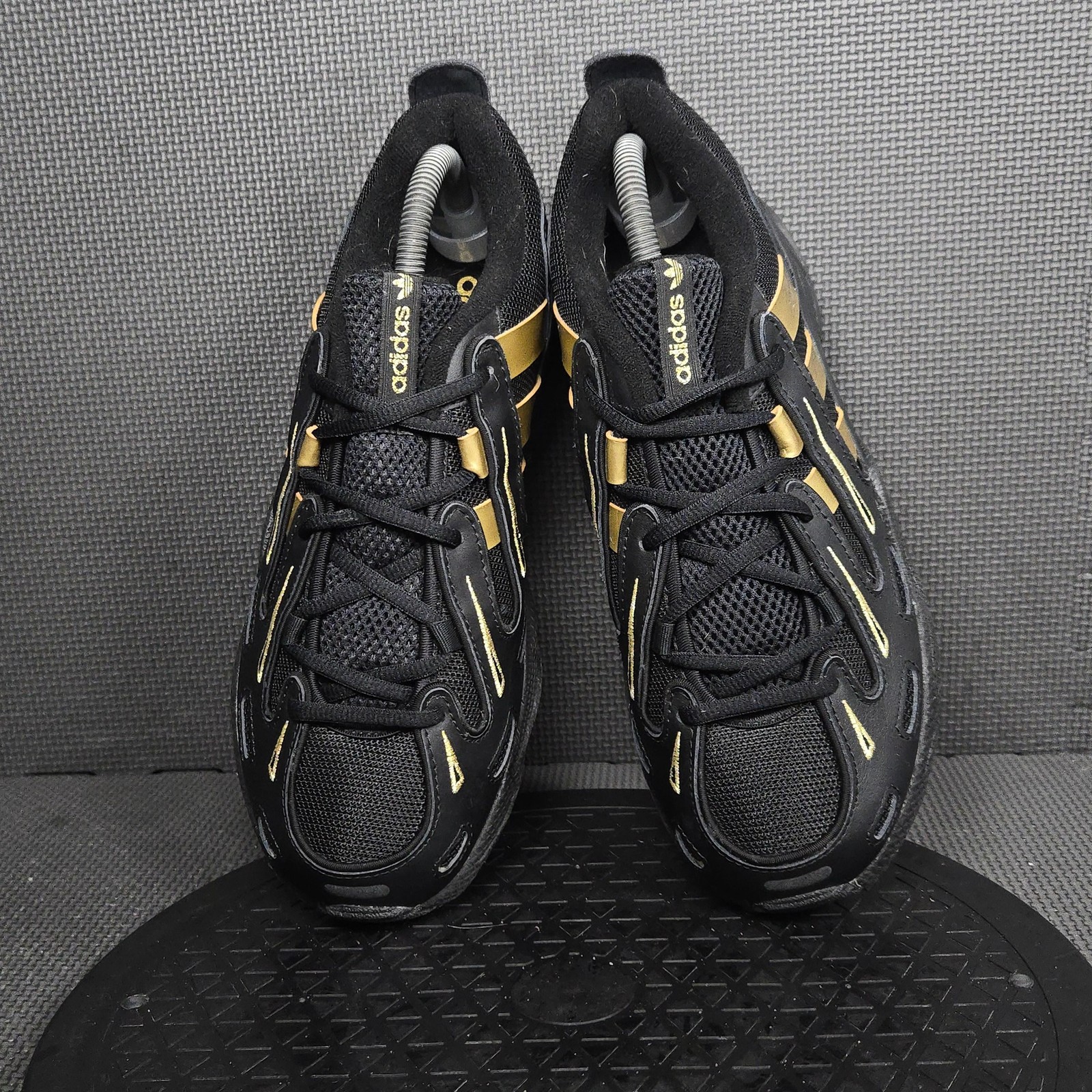 Adidas EQT Gazelle Shoes Mens Size 7.5 Black Gold… - image 11