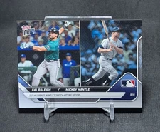 Cal Raleigh/Mickey Mantle 55th HR Breaks Record 2025 Topps Now Card 719 Mariners
