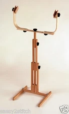 "Stitch Master" Cross Stitch, Quilt, Needlepoint Hands Free Floor Frame 