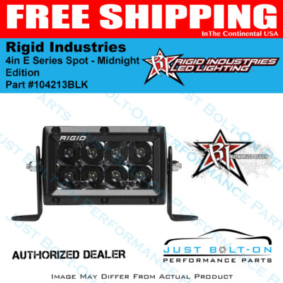 #ad Rigid Industries 4in E Series Spot Midnight Edition $309.99