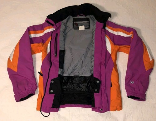 Spyder Jacket Kids Girls 14 Pink Xscap Snow Ski Snowboard Youth - Picture 7 of 22
