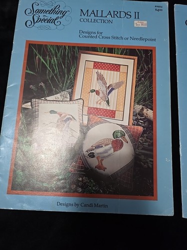 Vintage Something Special Counted Cross Stitch Or Needlepoint Booklets Lot Of 3 - Picture 4 of 6