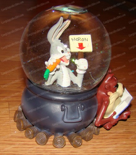 Looney Tunes, TASMANIAN DEVIL cooking BUGS BUNNY (13941) Moron, 85mm WG - Picture 5 of 11