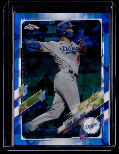 2021 Topps Chrome Sapphire Edwin Rios Los Angeles Dodgers #393 | eBay