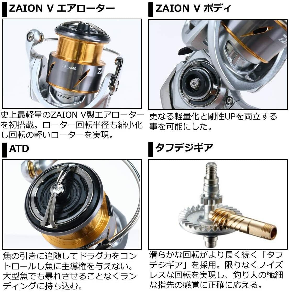 【新品・未使用】DAIWA　ダイワ 21　FREAMS　 LT4000-CXH DAIWA Spinning Reel 21 FREAMS LT4000-CXH From New Japan | eBay