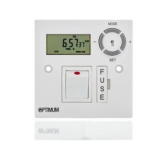 7 Day Fused Timer Spur Switch Digital LED Lighting Immersion Heating Security OP
Opens in a new wind