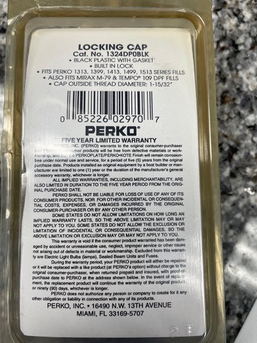 NEW PERKO MARINE LOCKING GAS CAP PART # 1324DP0BLK - Picture 2 of 2