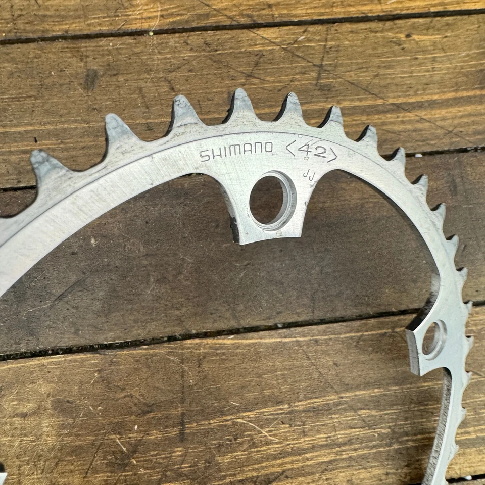 Vintage Shimano 600 42t Chainring 600 42 Tooth 130 BCD FC-6207 80s Fits Dura Ace - Image 3 of 4