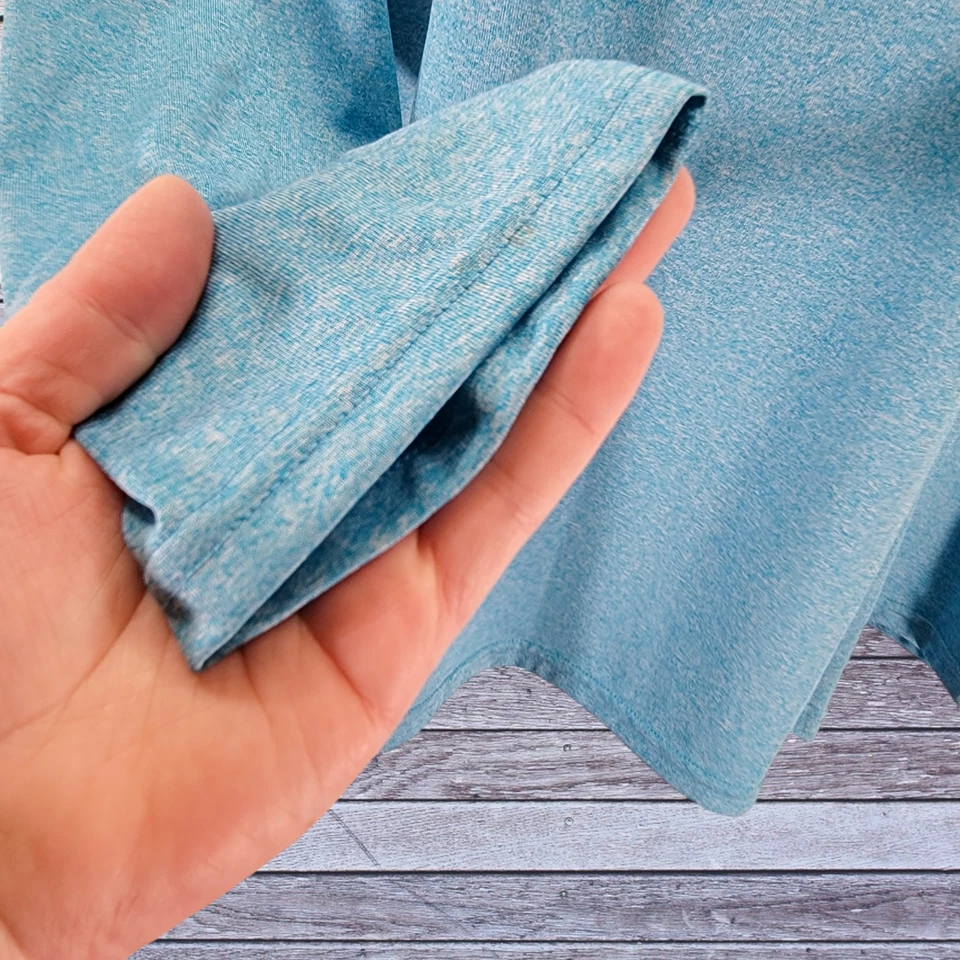 Hanes Sport женщин XXL синяя рубашка эластичный длинным рукавом Activewear - Изображение 3 из 4