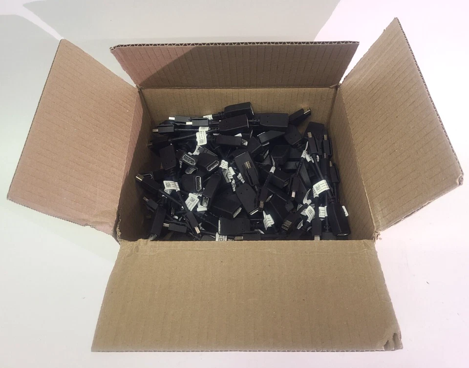 Lote de 100 adaptadores Dell DisplayPort a Mini DisplayPort DP/N 00FKKK Foto 2 de 4