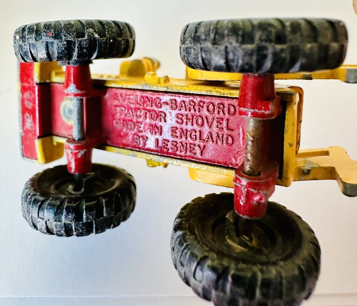 ミニカー MATCHBOX No.43 AVELING-BARFORD TRACTOR Vintage 1962 Matchbox Lesney #43 Aveling Barford Tractor