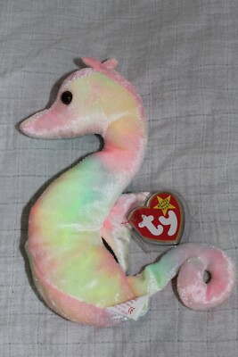 TY Beanie Babies   NEON   Seahorse - Style 4239   neu   unbenutzt - selten
