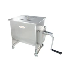 Hakka 45lb/22.5L Manual Meat Mixer, Stainless Steel 30L Fixed Tank Meat Mixer...