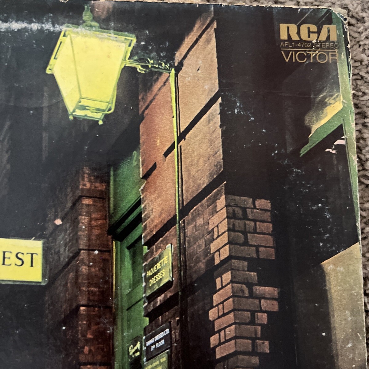 DAVID BOWIE THE RISE & FALL OF ZIGGY STARDUST RCA AFL1-4702 STEREO