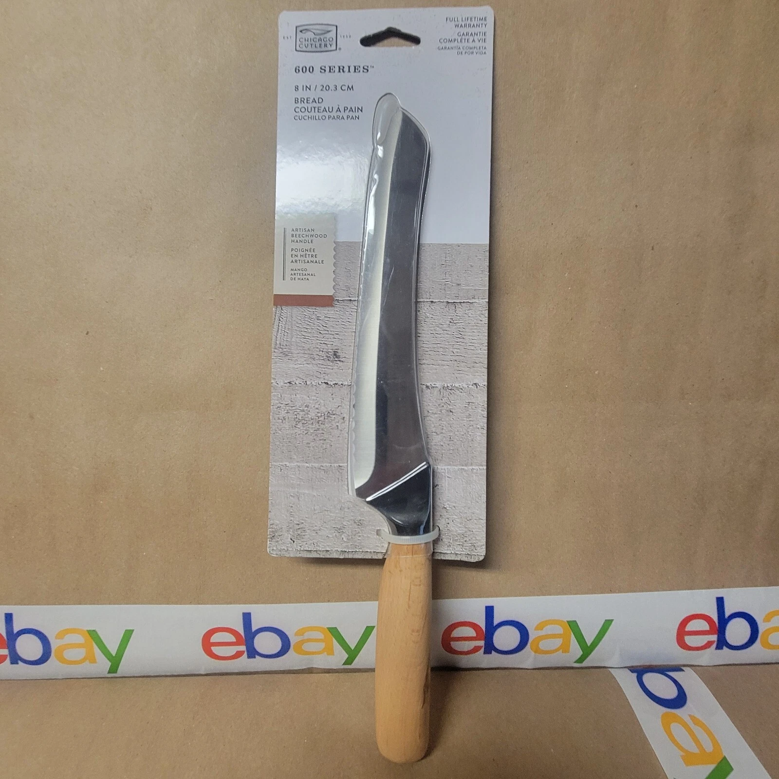 Chicago Cutlery 8-Inch Serrated Bread Knife 600 Series