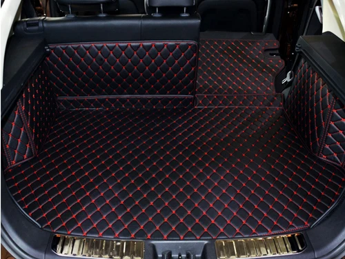 Auto Trunk Mats For Land Rover Full Cover Cargo Liner Rugs Rear Cover Car Mats - Foto 15 di 32