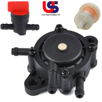 Golf Cart Fuel Pump & Filter For EZGO TXT/RXV/ST Medalist Kawasaki Fuji Robin