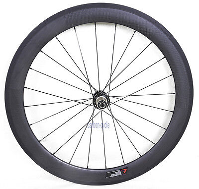 Sapim Carbon Rear Wheel 88mm Tubular Novatec Road Bicycle UD Matt Rim 23mm 700C 