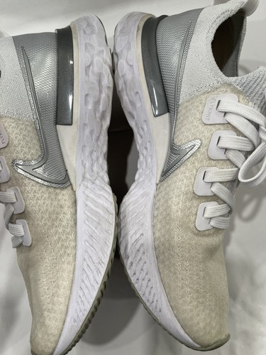 Nike Women’s React Infinity Run Flyknit Off White Size 8.5 - 第 13/16 張圖片