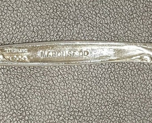 MARCUS & CO STERLING SILVER LABORS OF CUPID OYSTER FORK - Picture 11 of 12