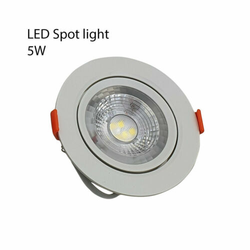 Moderne LED verstellbare Neigungswinkel Downlights runde Deckenstrahler UK - Bild 11 von 18