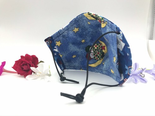 NEW Mickey Mouse Adult Cloth Face Cover Covering Mask Filter Pocket Nose Wire - Picture 105 of 165