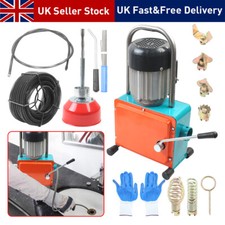 With 16mm Drill Bit Set 1000W Drain Cleaner Pipe Cleaning Machine Sewer Dredge
