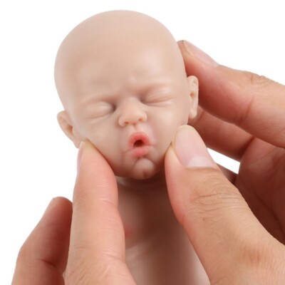 IVITA 7in Full Silicone Reborn Baby Doll Lifelike Mini Sleeping
