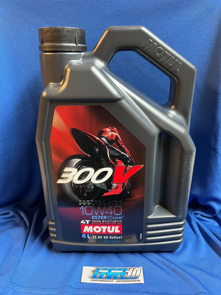 Motul 300V 4T Factory Line 10w-40 Ester Synthetic Racing Motorcycle Engine  Oil