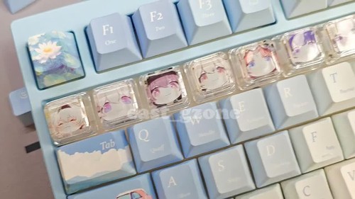 Zero Two Anime Cute Manga Darling In The Franxx Transparent Cherry MX Keycaps - Film 1 z 1