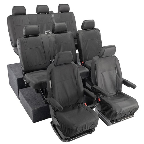 VW Transporter T6/T6.1 Shuttle Tutti Seat Cover & Emb (2015 104 212 213 245 Bem - Foto 6 di 24