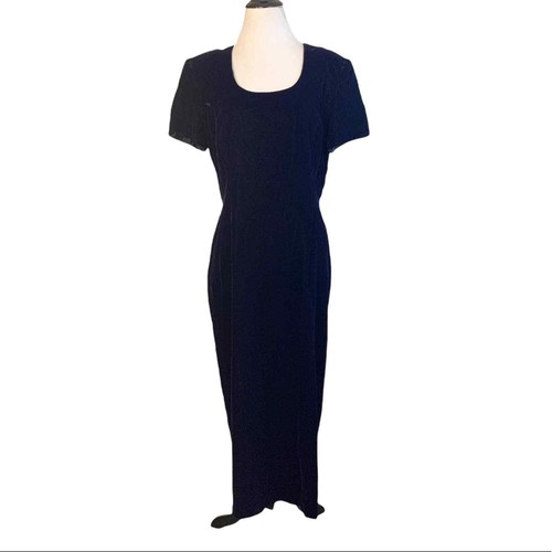 Maggy London Purple Velvet Dress Size 