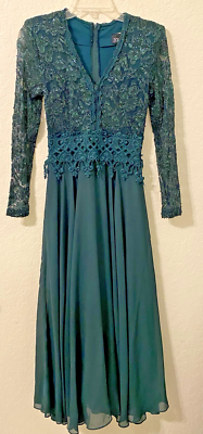 Dollar USA Women's Lace & Chiffon Evening Gown Prom Cruise Size 4-6 | eBay