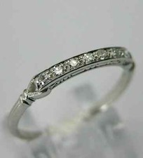 Art Deco Style 2.55Ct Lab Created Diamond Engagement 14K White Gold Finish Ring