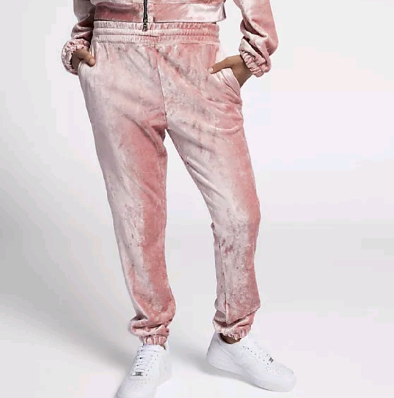 velour joggers nike