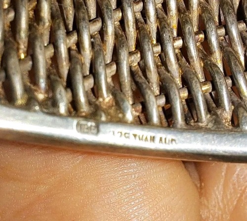 AWESOME 1 1/4" WIDE STERLING SILVER MESH CUFF BRACELET MADE THAILAND 60 GRAMS - Picture 4 of 4
