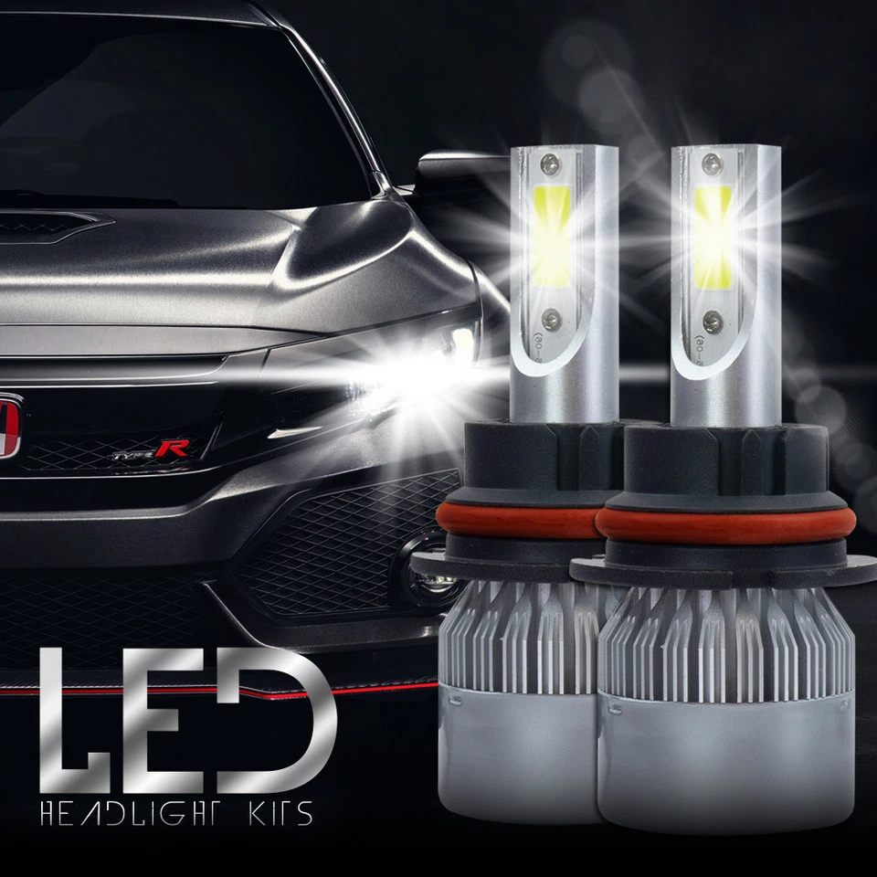 XENTEC LED HID Headlight kit 9004 HB1 6000K for Nissan Frontier 1998-2000 - Image 2 of 4