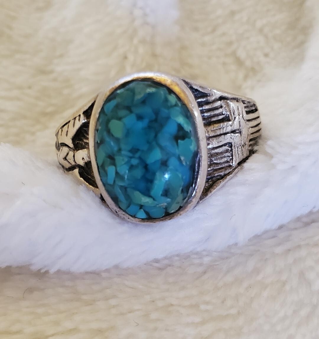 SILVER925 INDIAN TURQUOISE RING/シルバー/リング SILVER925 INDIAN TURQUOISE RING/シルバー/リング 925 DP