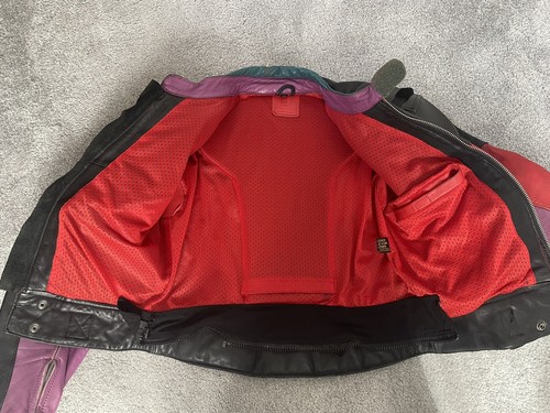 HEIN GERICKE Vintage Retro Leather Motorcycle Motorbike Jacket Medium EU50 - Picture 12 of 16