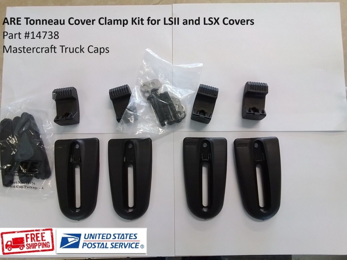 A.R.E. Tonneau Cover Clamp Kit #14738 For ARE LSII and LSX Covers