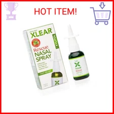 Xlear Rescue Nasal Spray with Xylitol, Oregano and Tea Tree (Pack of 1)