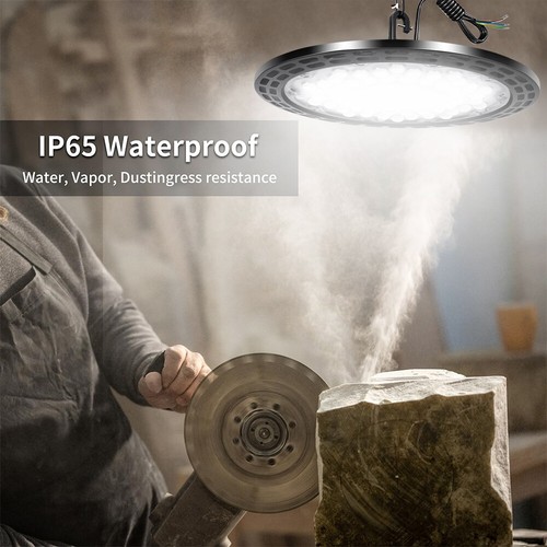 500W UFO LED Hallenbeleuchtung Deckenstrahler Werkstatt Leuchte Industrielampe - Bild 13 von 24