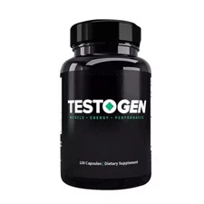 Testogen Testo Improves Mood Enhances Muscle Growth Increases Endurance 120 Caps